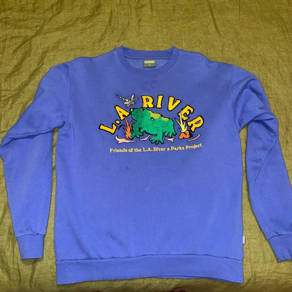 Parks Project Blue LA River Graphic Crewneck Sweater